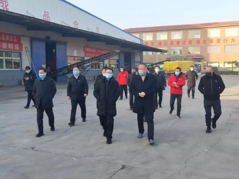 縣長(zhǎng)申琳調(diào)研旭瑞集團(tuán)疫情防控、復(fù)工復(fù)產(chǎn)情況！